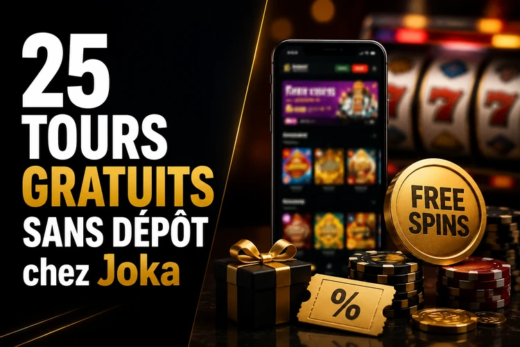 25 Tours Gratuits Sans Dépôt chez Joka: ce que cache vraiment cette offre combinée