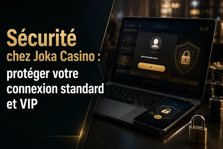 Sécurité chez Joka Casino: protéger votre connexion standard et VIP