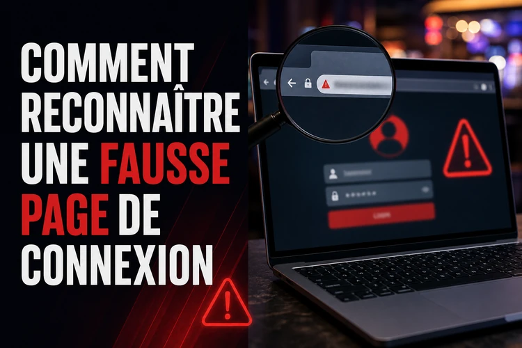 Comment reconnaître une fausse page de connexion