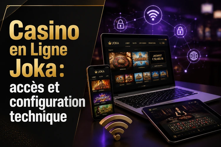 Casino en Ligne Joka: accès et configuration technique