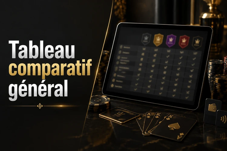 Tableau comparatif général